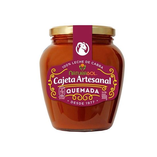 Imagen de Cajeta atesanal quemada 100% leche de cabra Naturasol 900 g