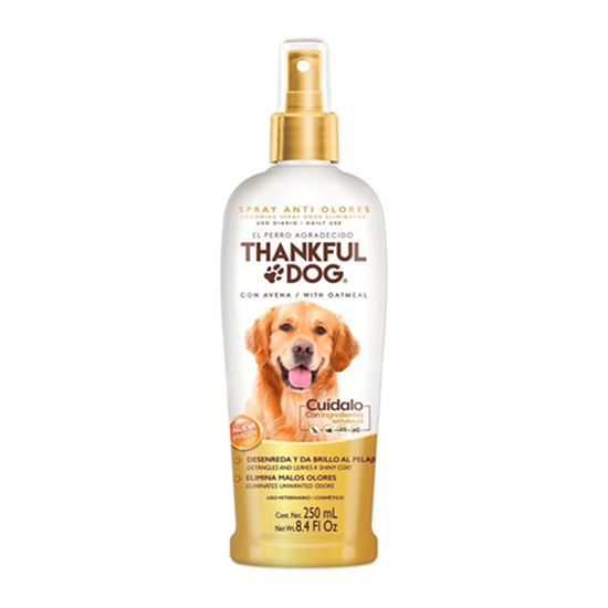 Imagen de Spray con avena anti olores uso diario Thankful dog Grisi 250ml