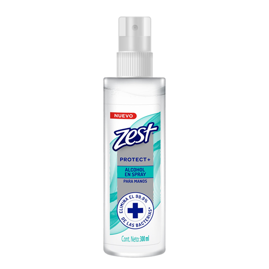 Imagen de Alcohol desinfectante en spray para manos Zest Protect + 300ml