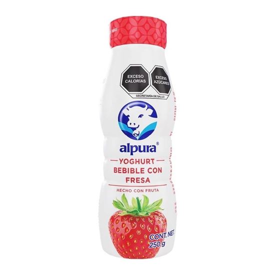 Imagen de Yoghurt bebible de fresa Alpura 250g