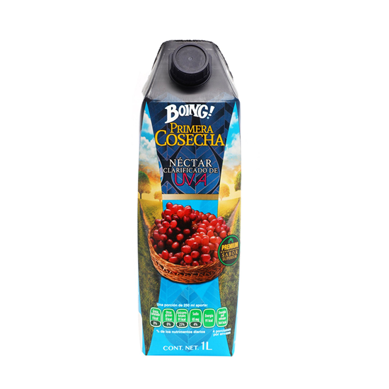 Imagen de Néctar clarificado de uva Boing primera cosecha 1L