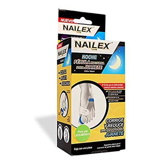 Imagen de Férula nocturna pie izquierdo para juanete Nailex 1 pz