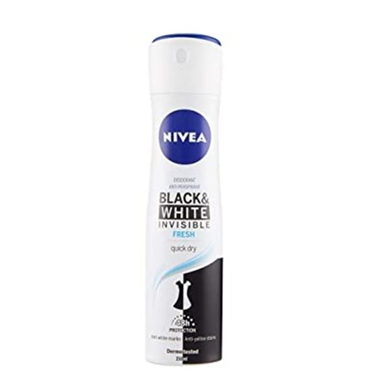 Imagen de Desodorante women invisible black & white en spray Nivea 150ml