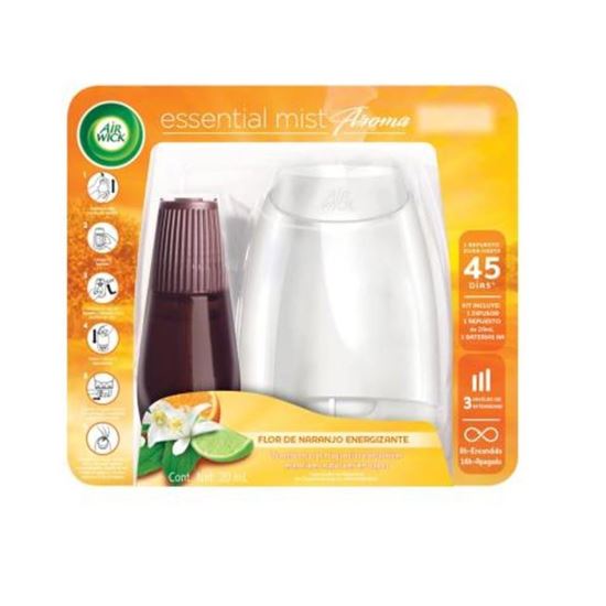 Imagen de Aromatizante con dosificador aroma flor de naranjo energizante Air Wick