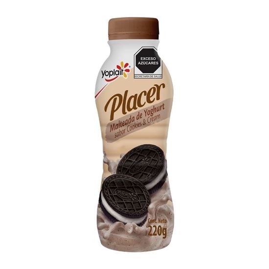 Imagen de Malteada de yoghurt cookies & cream Yoplait Placer 220g
