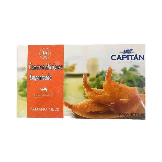Imagen de Camarón mariposa empanizado Capitán 1kg