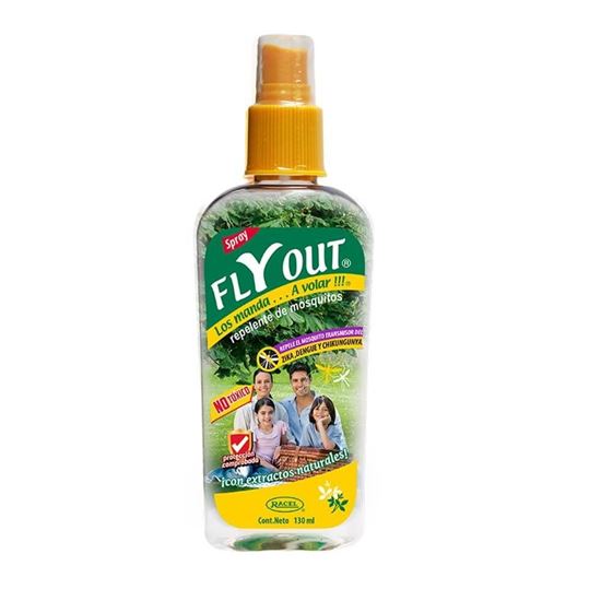 Imagen de Repelente de mosquitos en spray Flyout 130ml