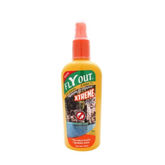 Imagen de Repelente de mosquitos en spray Flyout Xtreme 190ml