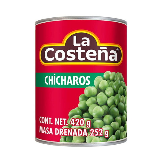 Imagen de Chícharos La Costeña en lata 420g