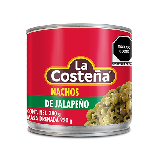 Imagen de Nachos de jalapeño La Costeña 380g
