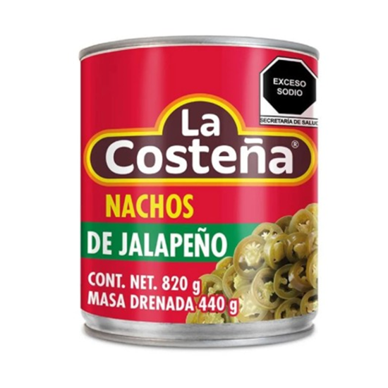 Imagen de Nachos de jalapeño La Costeña 820g