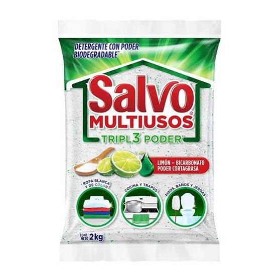 Imagen de Detergente multiusos Salvo triple poder 2kg