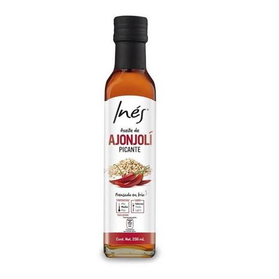 Imagen de Aceite de ajonjolí picante Inés 250ml