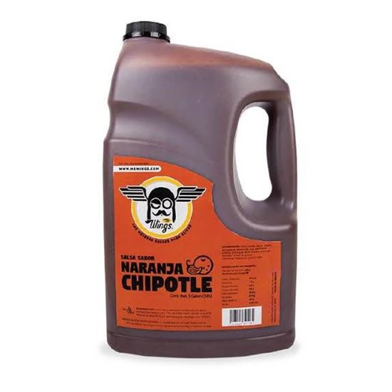Imagen de Salsa para alitas sabor naranja chipotle Mr. Wings 4.3kg (3.8L)