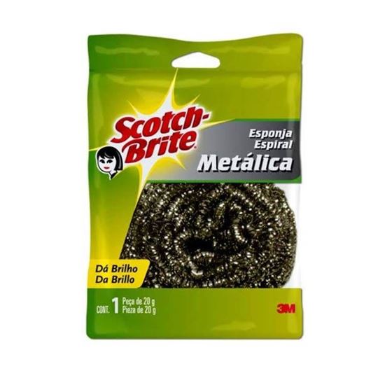 Imagen de Fibra en espiral metálica Scotch Brite