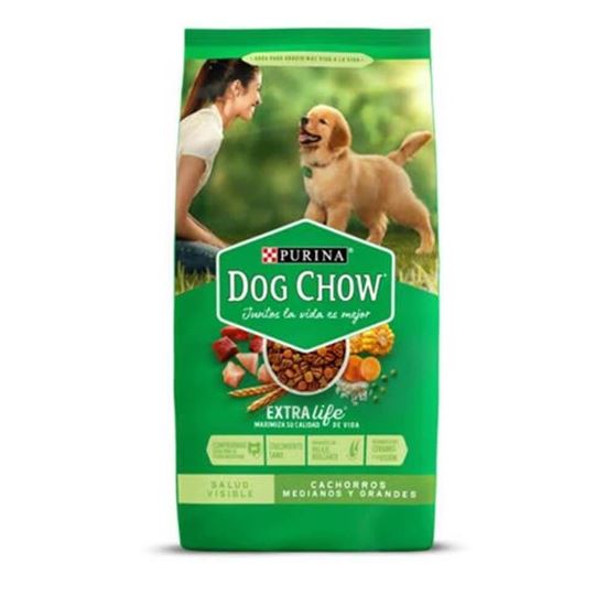 Imagen de Alimento para perro cachorro mediano y grande Purina Dog Chow 600g
