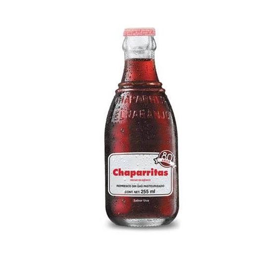 Imagen de Refresco sin gas sabor uva Chaparritas 255ml