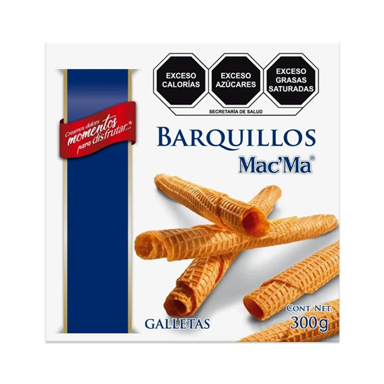 Imagen de Galletas Mac'Ma barquillos 300g