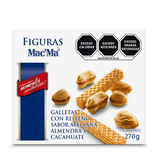 Imagen de Galletas Mac'Ma figuras 270g