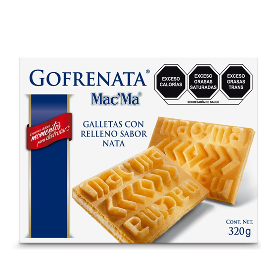 Imagen de Galletas Mac'Ma Gofrenata 320g