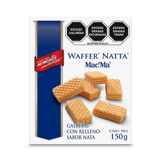 Imagen de Galletas Mac'Ma Waffer Natta 150g