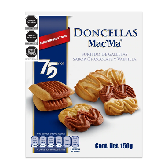 Imagen de Galletas surtidas Mac'ma doncellas 150g