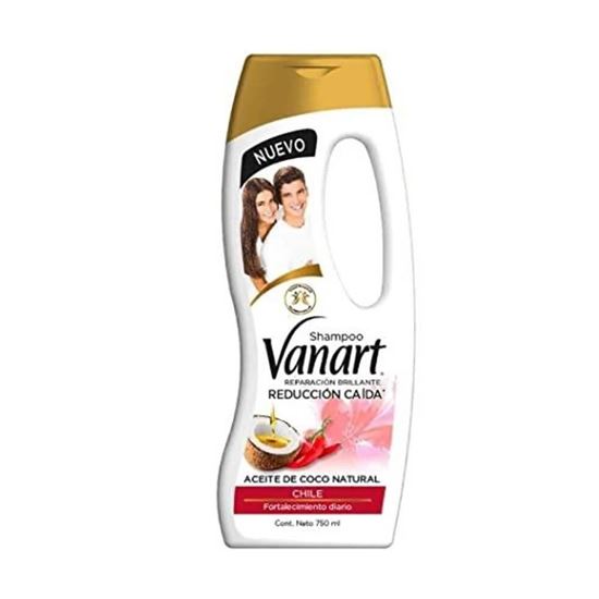 Imagen de Shampoo Vanart reducción caída con aceite de coco natural y chile 750ml