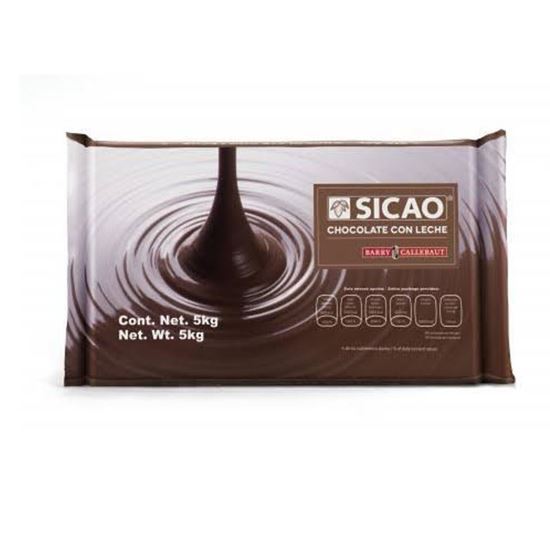 Imagen de Marqueta de chocolate con leche Sicao 5kg