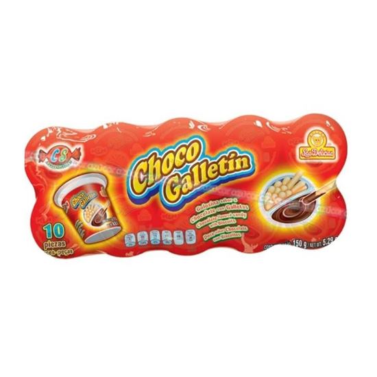 Imagen de Choco Galletín 10 pzas de 15g c/u