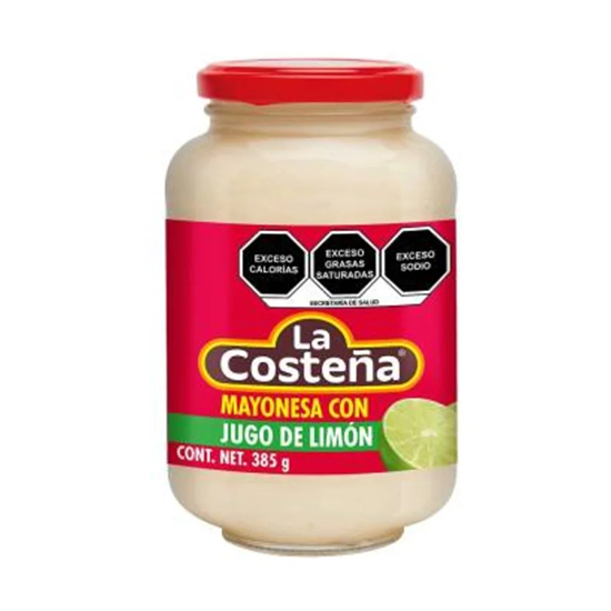 Imagen de Mayonesa La Costeña con jugo de limones 385g