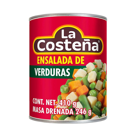 Imagen de Ensalada de verduras La Costeña en lata 410g