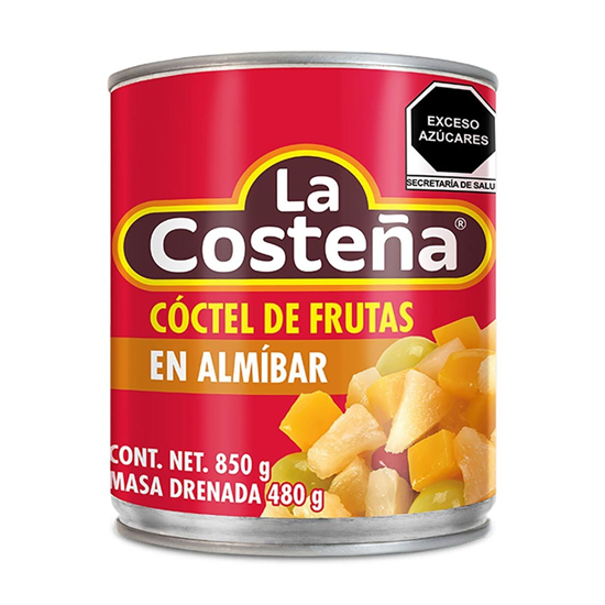 Imagen de Coctel de frutas en almibar La Costeña en lata 850g