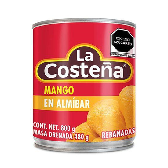 Imagen de Mango en almíbar rebanadas La Costeña 800g