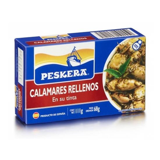 Imagen de Calamares rellenos en su tinta Peskera 111g