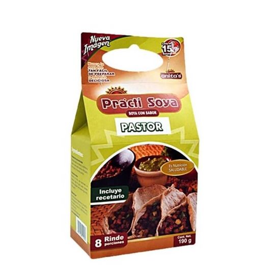 Imagen de Soya texturizada sabor a pastor Practi-soya 190g