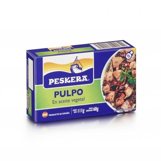 Imagen de Pulpo en aceite vegetal Peskera 111g
