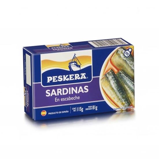 Imagen de Sardinas en escabeche Peskera 115g
