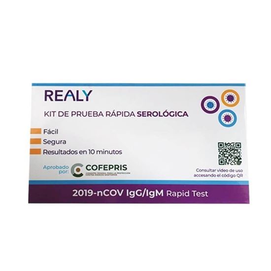 Imagen de Kit de prueba rápida serológica (prueba de covid-19) Realy