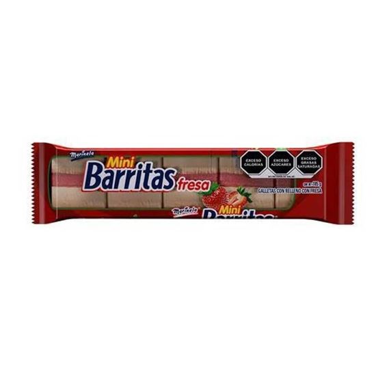 Imagen de Barritas mini con relleno de fresa Marinela 185g