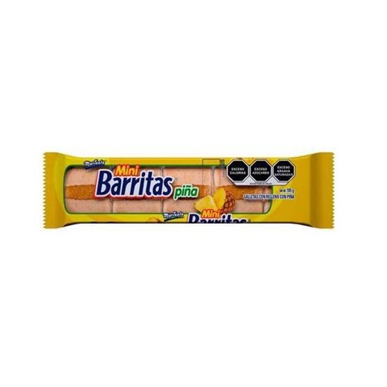 Imagen de Barritas mini con relleno de piña Marinela 185g