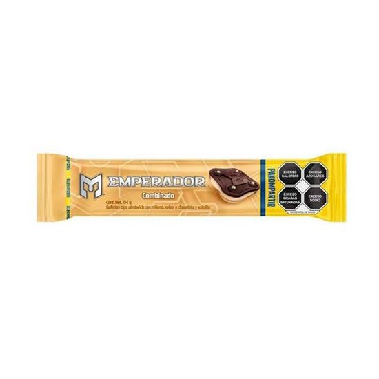 Imagen de Galleta Emperador sabor chocolate y vainilla 154g