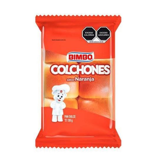 Imagen de Colchones sabor naranja Bimbo 130 g