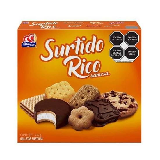 Imagen de Galletas Surtido Rico Gamesa 424g