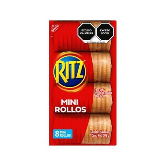 Imagen de Galletas Ritz sabor mantequilla 8 mini rollos (308g)
