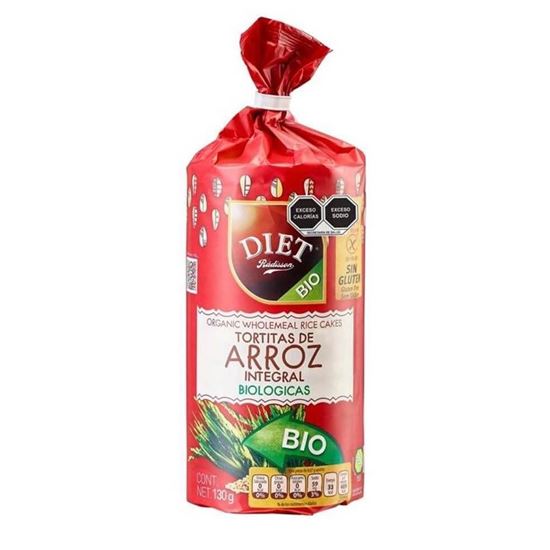 Imagen de Tortitas de arroz integral biológicas DIET Radisson 130 g