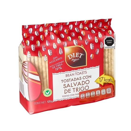 Imagen de Tostadas con salvado de trigo DIET Radisson 125g