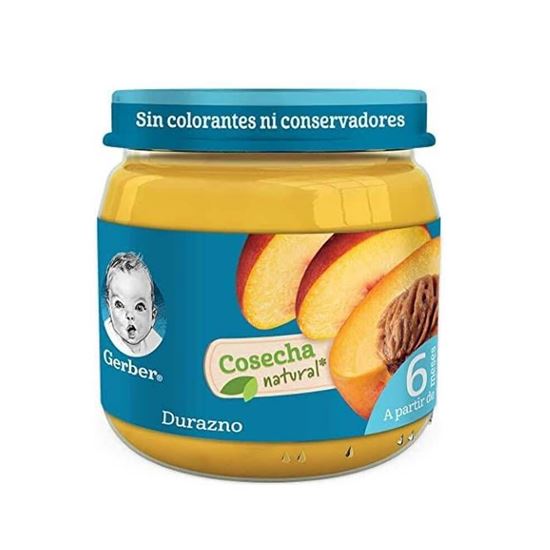 Imagen de Papilla de durazno Gerber etapa 2 100g