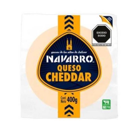 Imagen de Queso tipo cheddar Navarro 400g