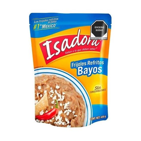 Imagen de Frijoles refritos bayos Isadora en bolsa 430g