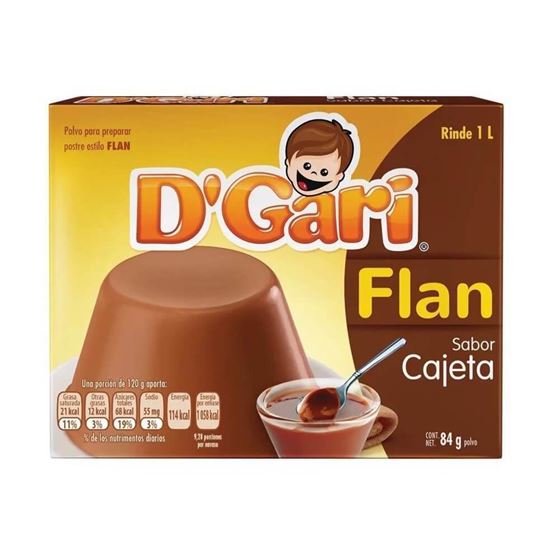 Imagen de Flan D'Gari sabor cajeta 84g